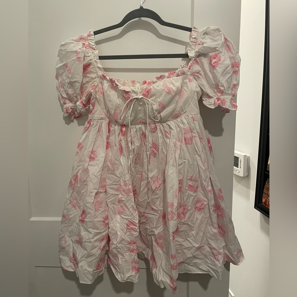 Lipstick Print Dress